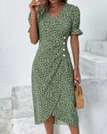 Charlene™ | Fresh Bloom V-Neck Dress