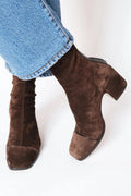 Catriona | Square Toe Heeled Boots