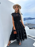 Payson | Long Stitching Dress