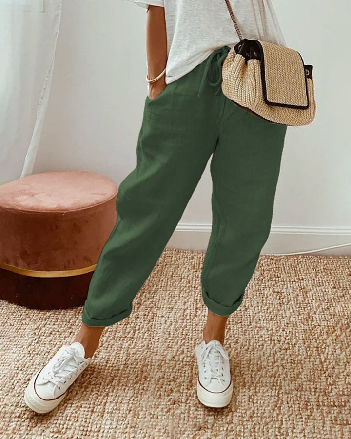 Bria | Stylish Casual Linen Pants