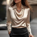 Siena | Elegant Satin Blouse
