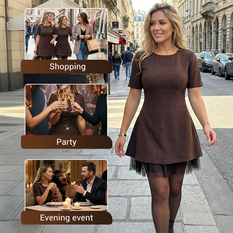Serena | Spark Lace Mini Dress
