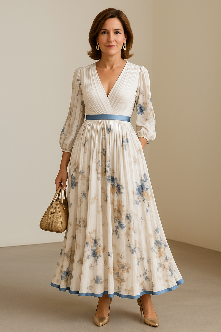 Cierra | Elegant Floral Maxi Dress