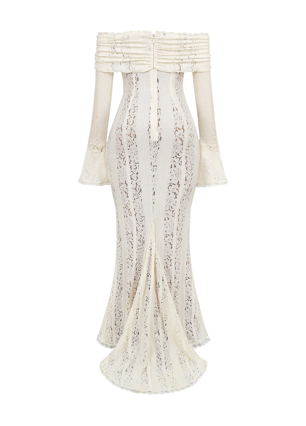 Zorah | Lace Maxi Dress – White