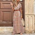Mara | Long Ibiza Pleated Dress