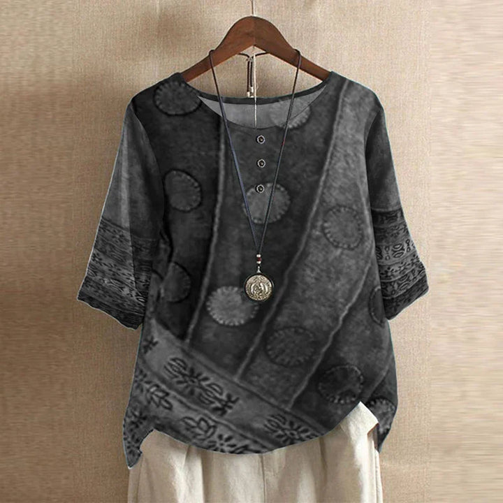 Sophie | Vintage Floral Print Blouse