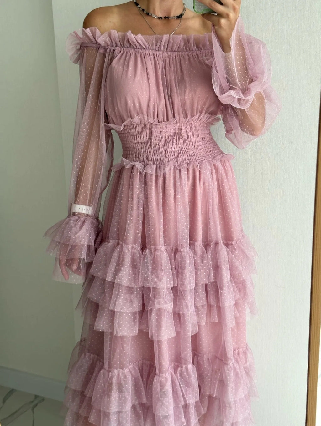 Cherie | Sheer Charm Dress