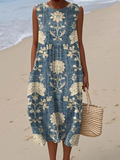 Tasha | Boho Midi Dress
