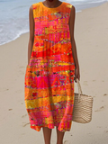 Gloria | Sunset Midi Dress