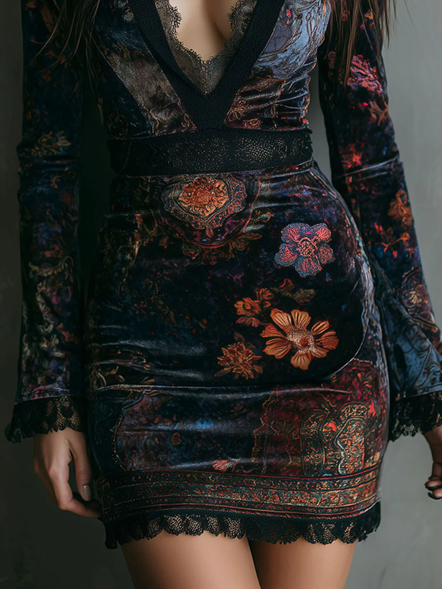 Kinslee | Velvet Mini Dress