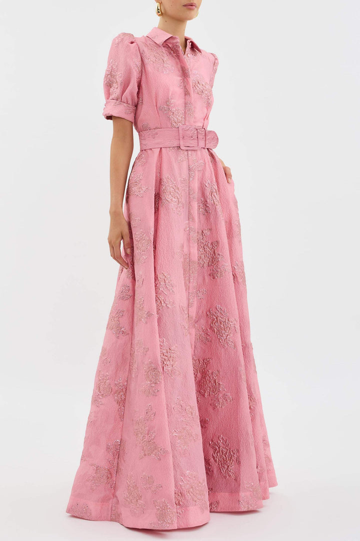 Sarah | Short Puff Sleeves Dress