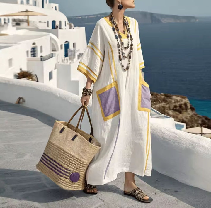 Emerie | Elegant Kyra - Long Strand Dress for a Stylish Summer Look